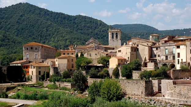 Imagen del pueblo de Besalú, Gerona