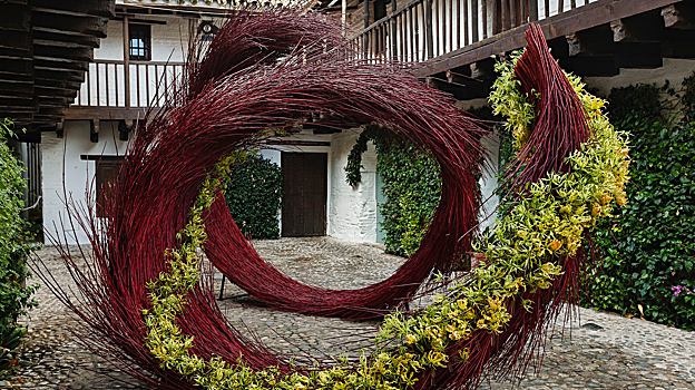 Imagen de patio de Córdoba decorado