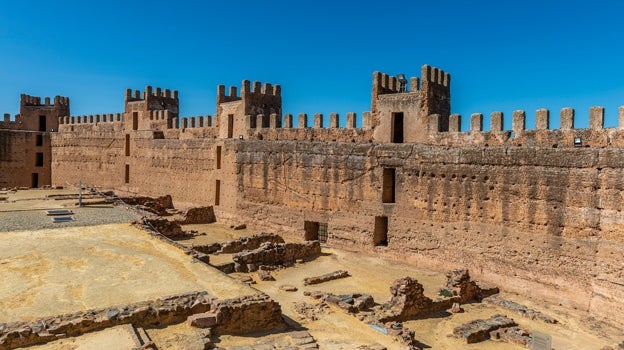 Interior de la fortaleza