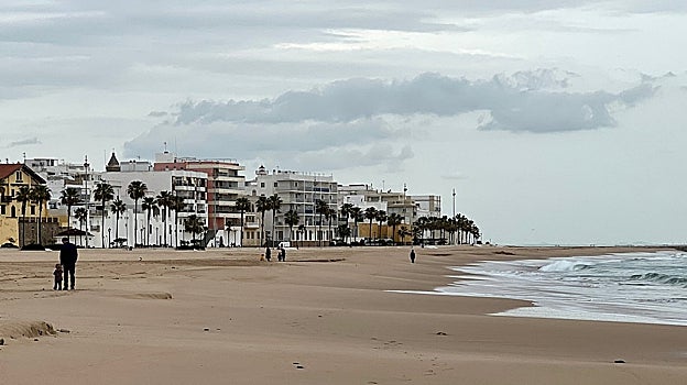 Playa de La Costilla en Rota.