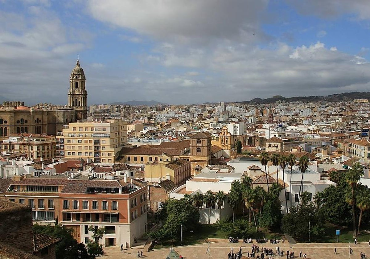 Panorámica del centro de Málaga