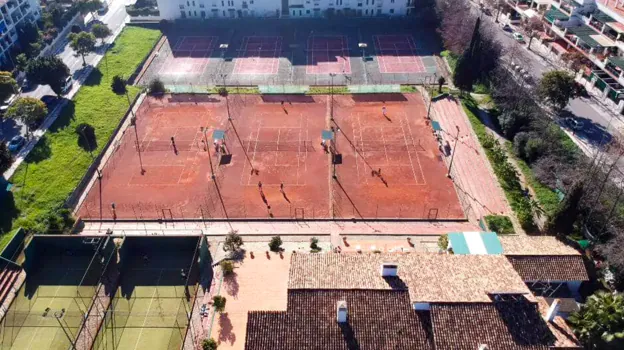 Imagen de las pistas del Club Internacional Tenis Marbella