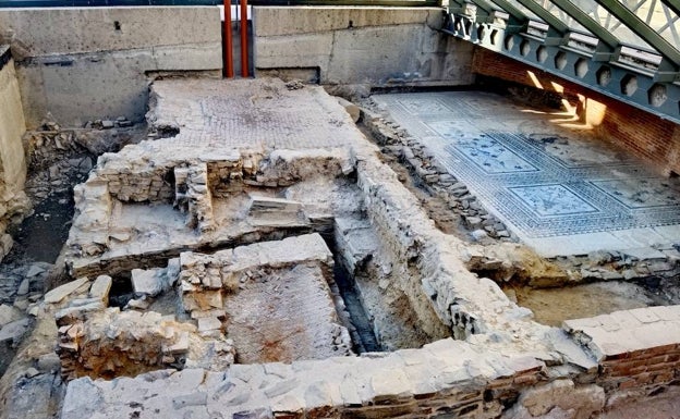 La Domus del Oso y los Pájaros, con el gran mosaico dedicado al mito de Orfeo