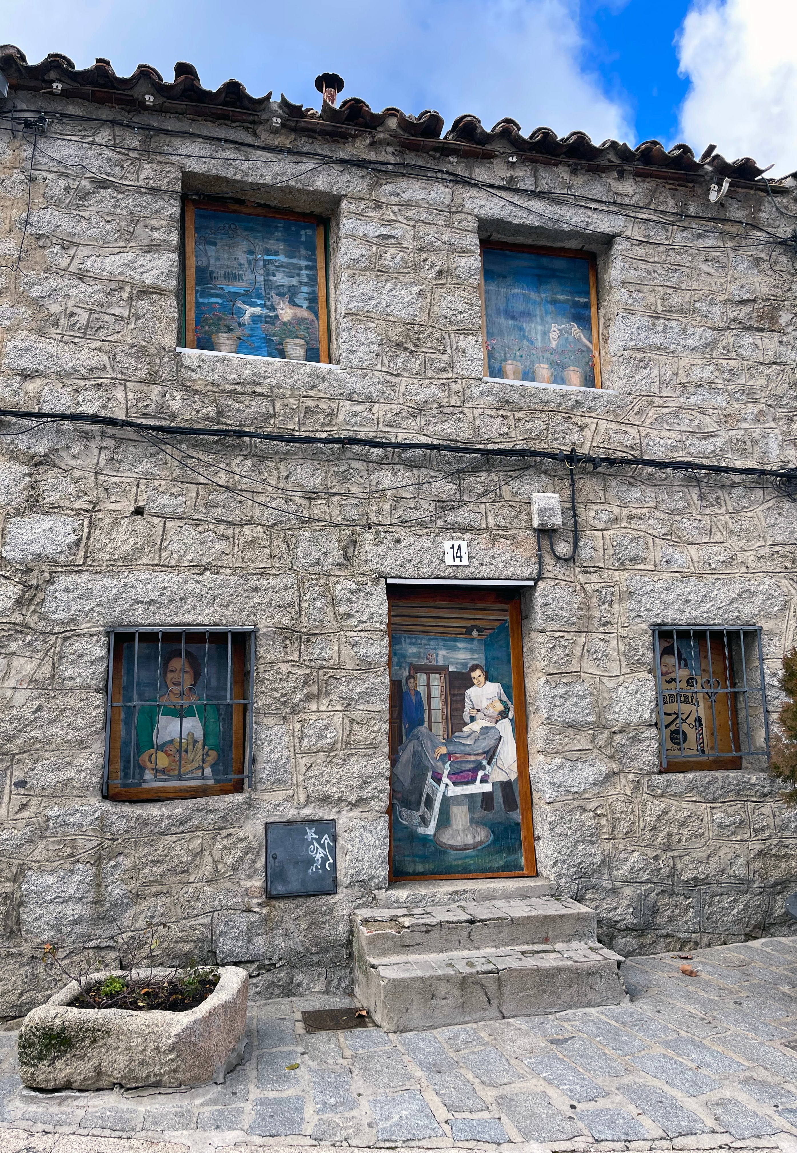 Mural de 'La barbería'