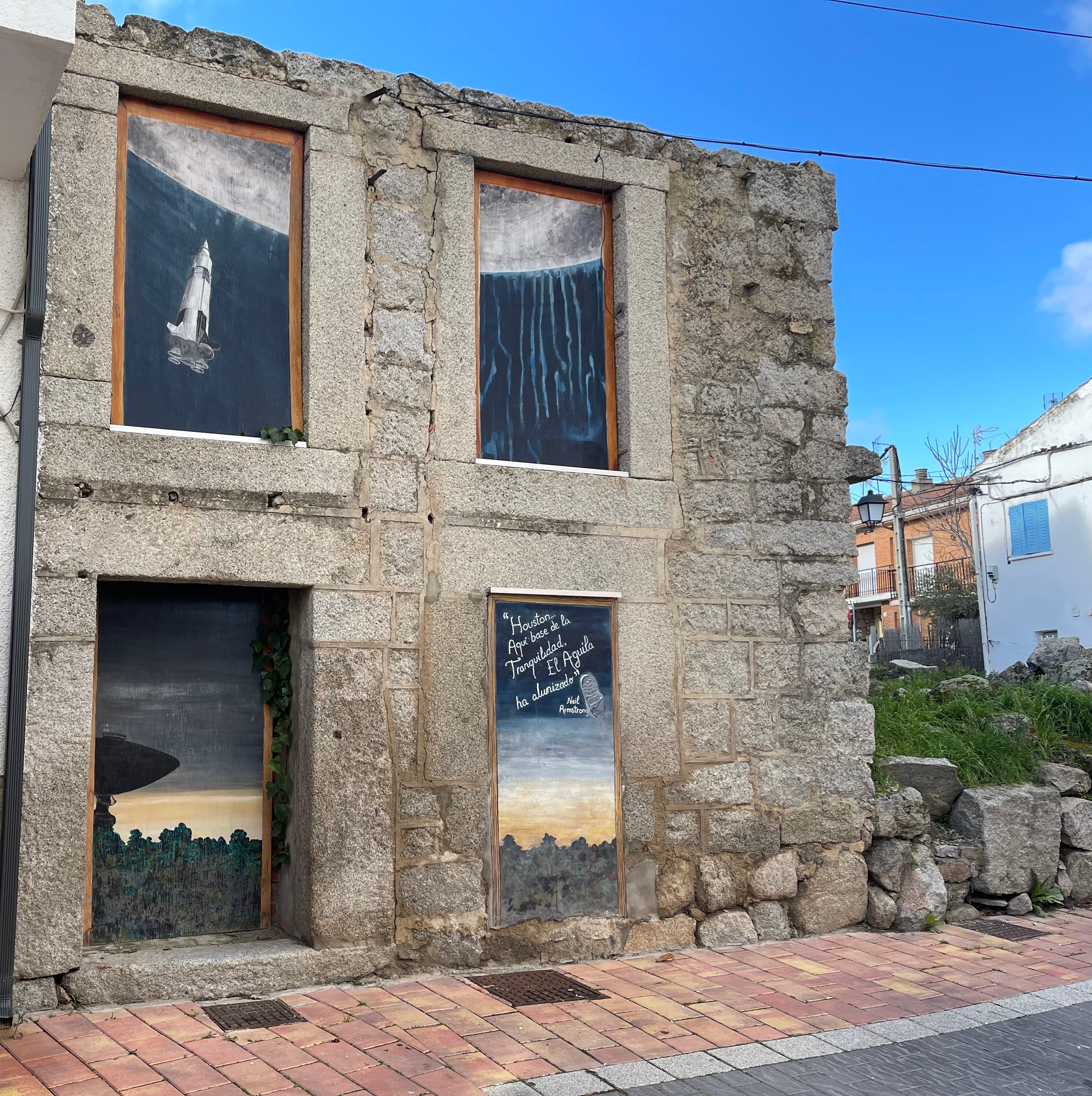 Mural de 'La casa de la luna'