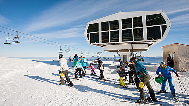 Imagen de la estación de esquí de Manzaneda