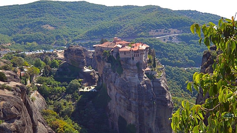 Imagen de uno de los monasterios de Meteora
