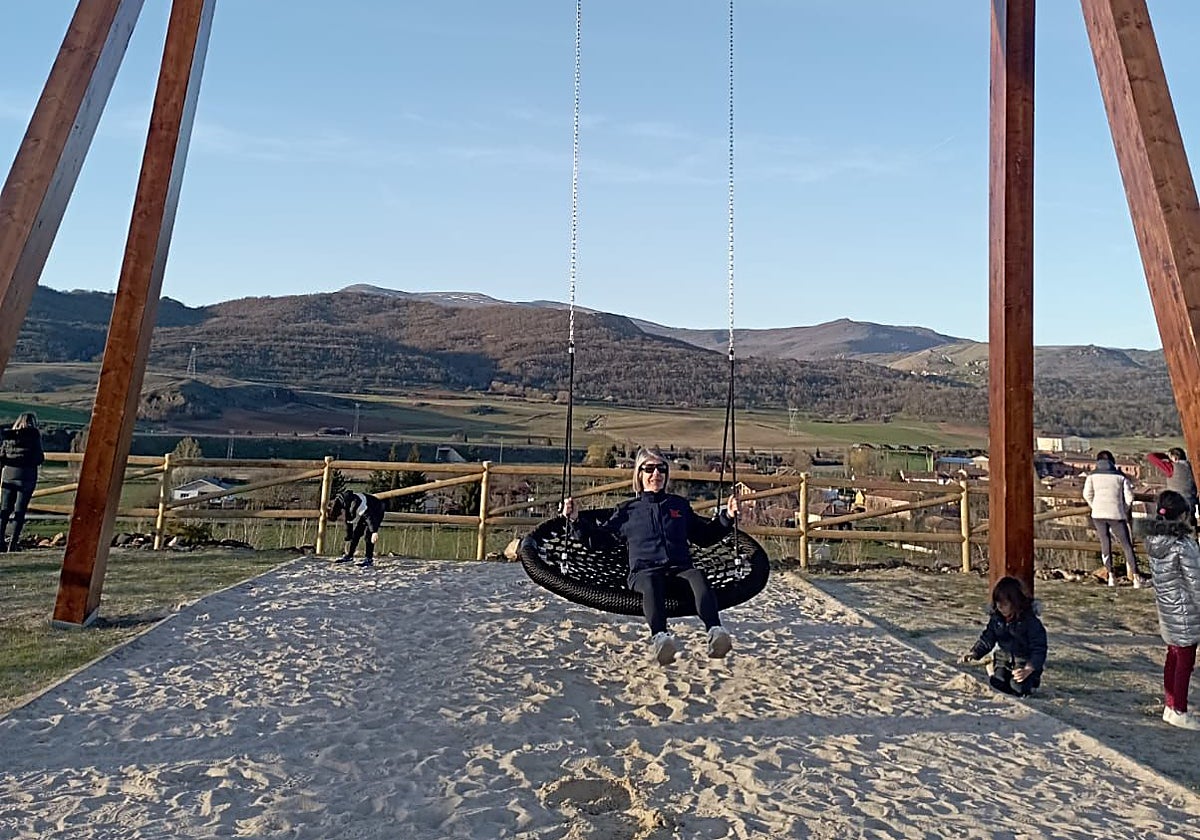 Columpio de Salinas de Pisuerga