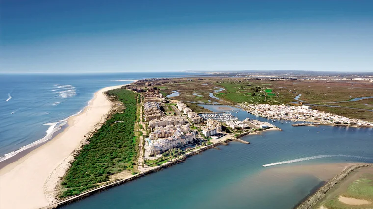 Vista aérea de Isla Canela