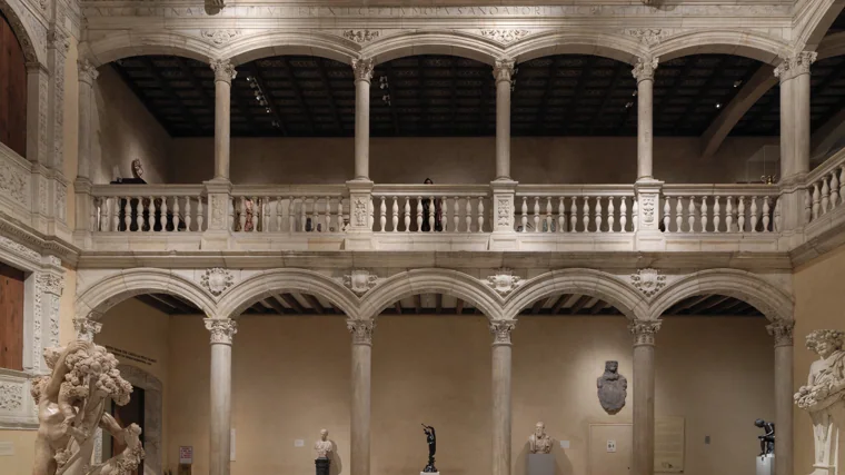 Patio del Castillo de Vélez-Blanco expuesto en el Museo Metropolitano de Arte de Nueva York.