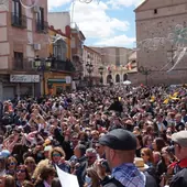 Ambiente en la Fiesta del Olivo, en Mora (Toledo)
