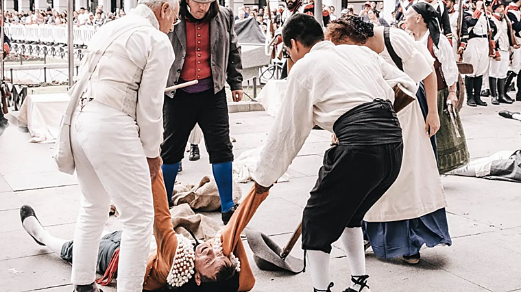 Imagen de recreación de Levantamiento Popular del 2 de mayo