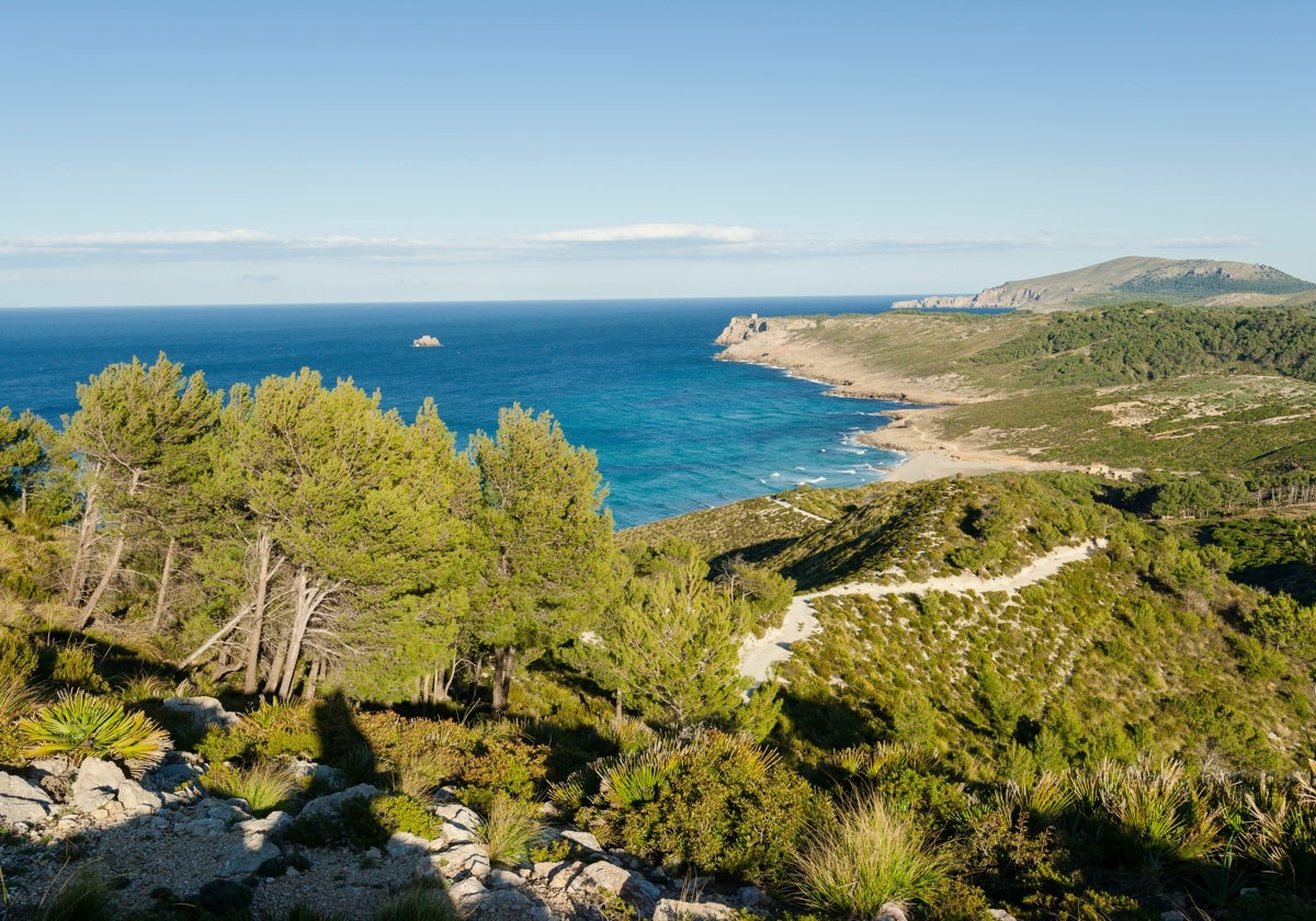 La solitaria playa de Arenalet des Verger