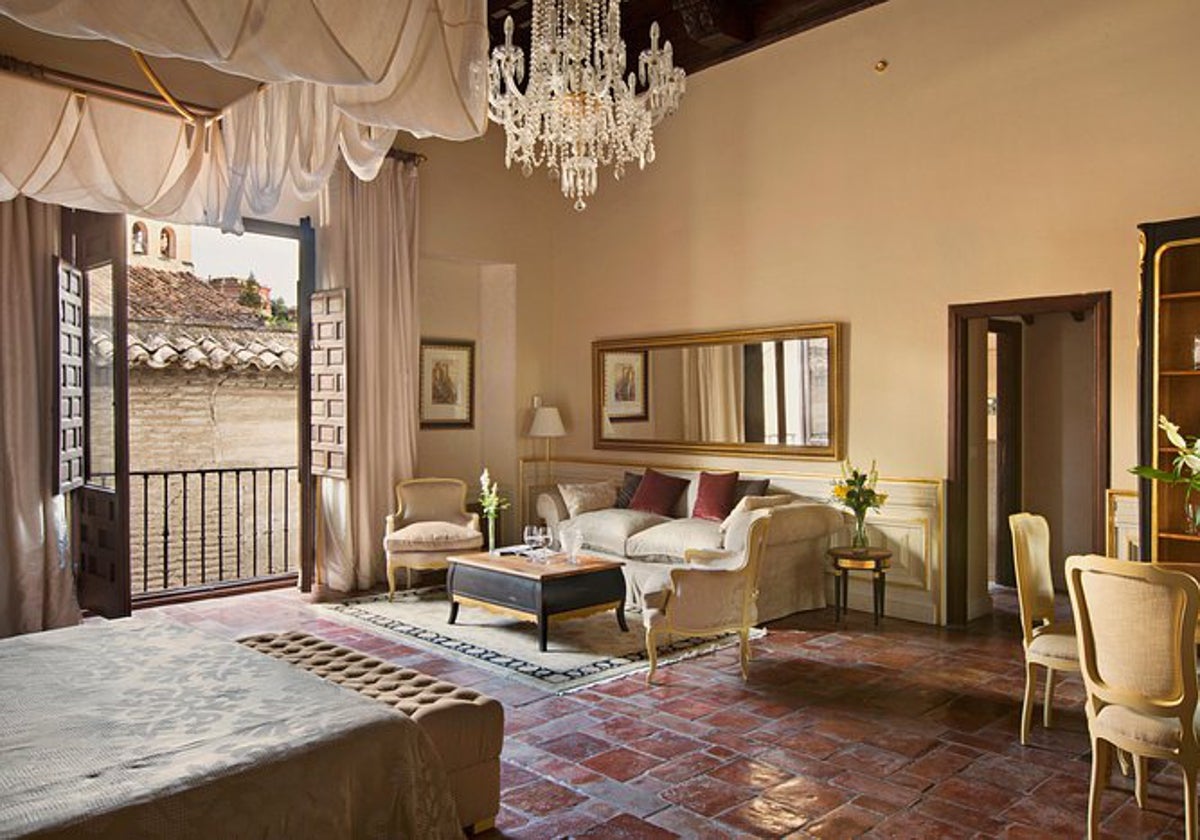 Suite gran lujo del Hotel Casa 1800 Granada