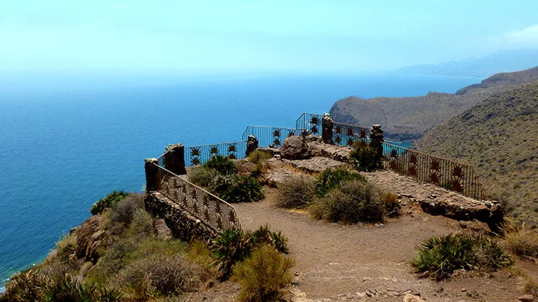 Mirador de la Amatista en el Parque Natural Cabo de Gata-Níjar.