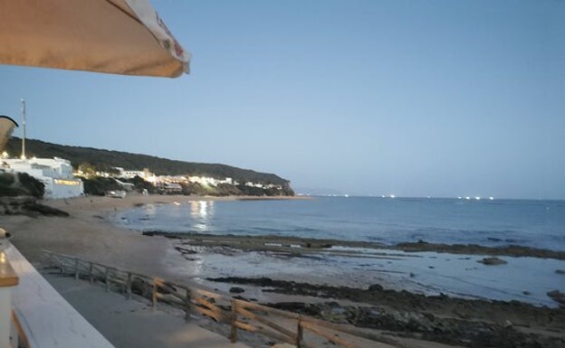 Anochecer en la playa de La quilla