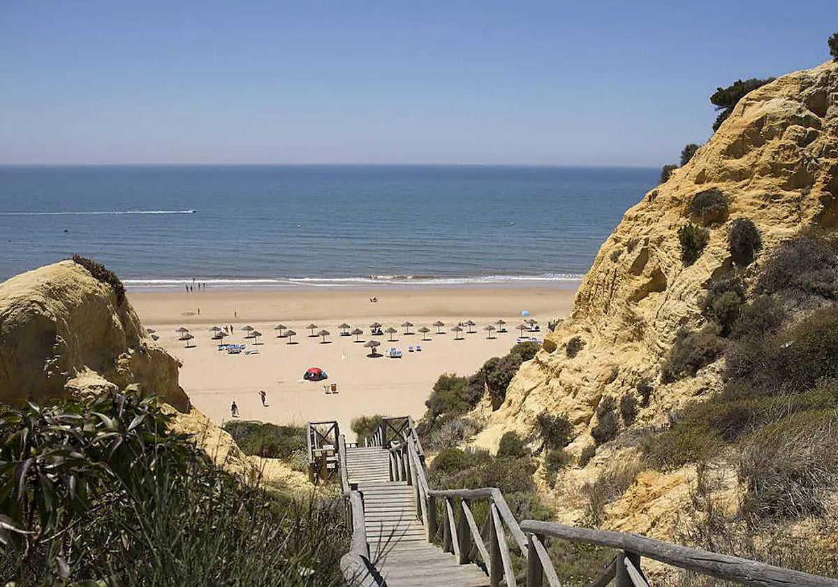 Playa del Parador en Mazagón