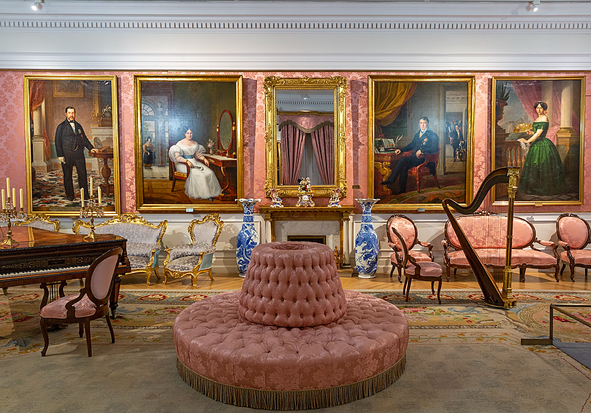 Imagen del Salón del Baile del Museo del Romanticismo, Madrid