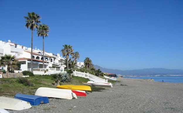 Playa Paraíso, en la localidad de Manilva