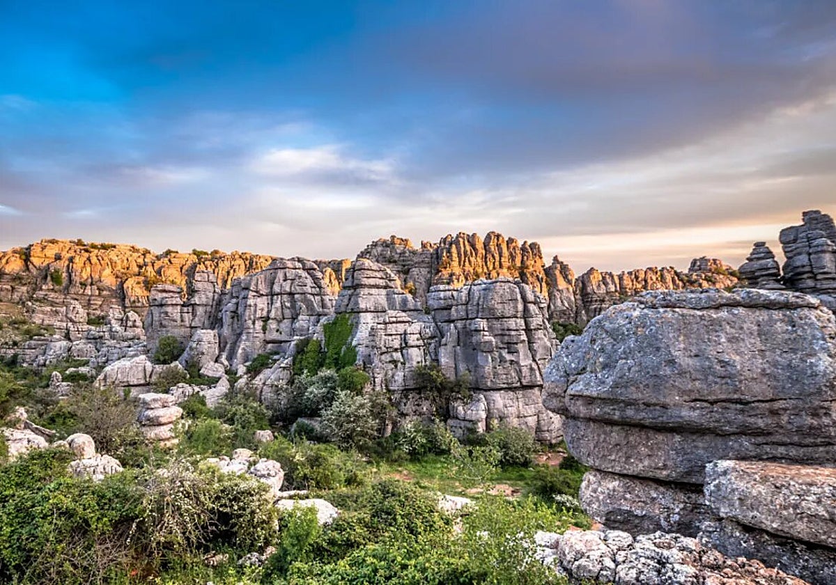 Panorámica del Torcal de Antequera