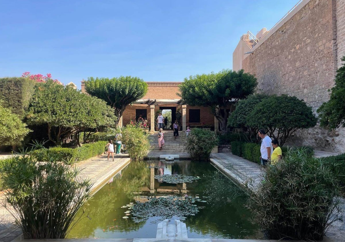 Jardines del Patio de la Alcazaba de Almería