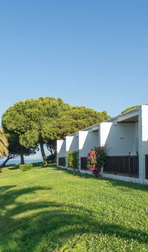 Exterior del Parador de Mazagón, en la provincia de Huelva