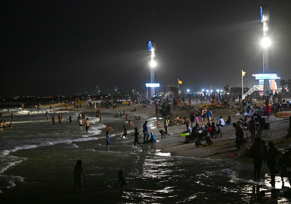 Playa de Umm Suqeim, en Dubái, el pasado 5 de octubre