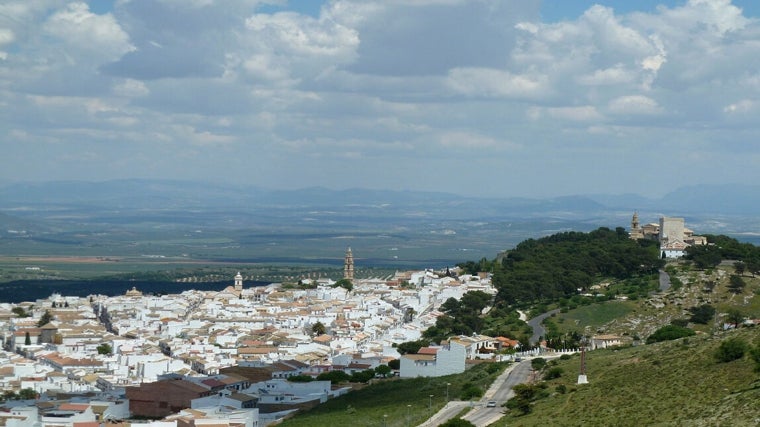 Panorámica de la localidad de Estepa, ciudad de los mantecados