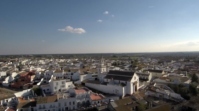 Vista aérea de Aznalcázar