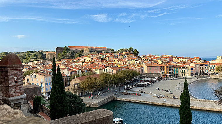 Vista de Collioure desde el Castillo Real