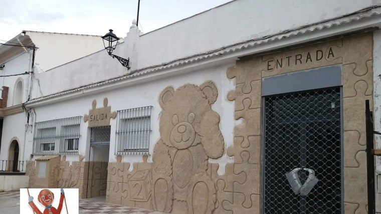 Vista del exterior del Museo del Juguete de Cuevas de San Marcos