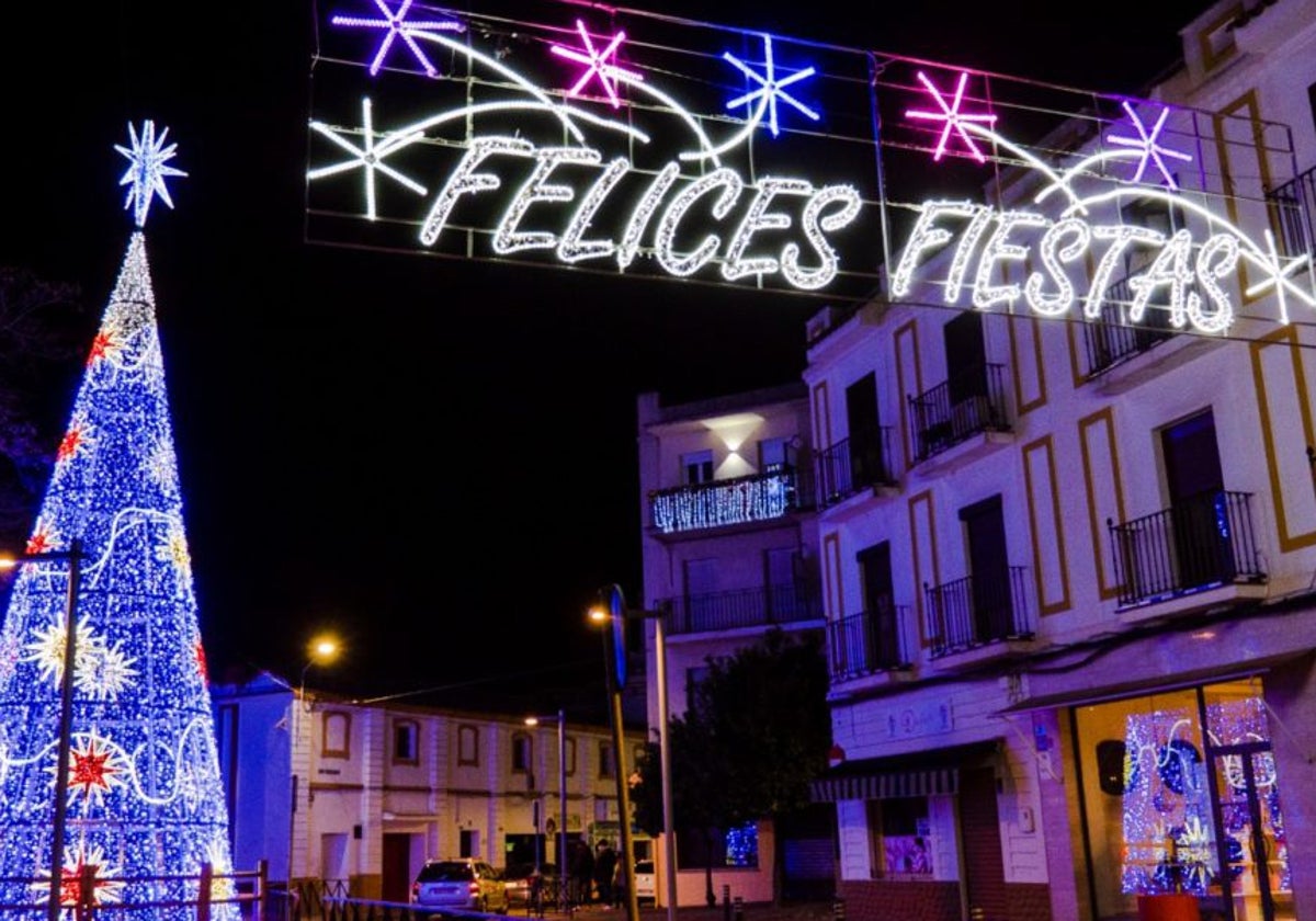 Imagen de la localidad de Utrera en Navidad