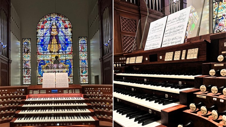 Images of the restored organ