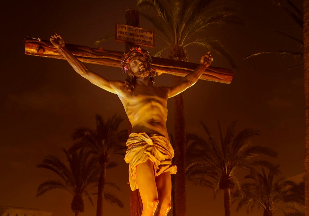 Imagen del Cristo del Perdón de Almería