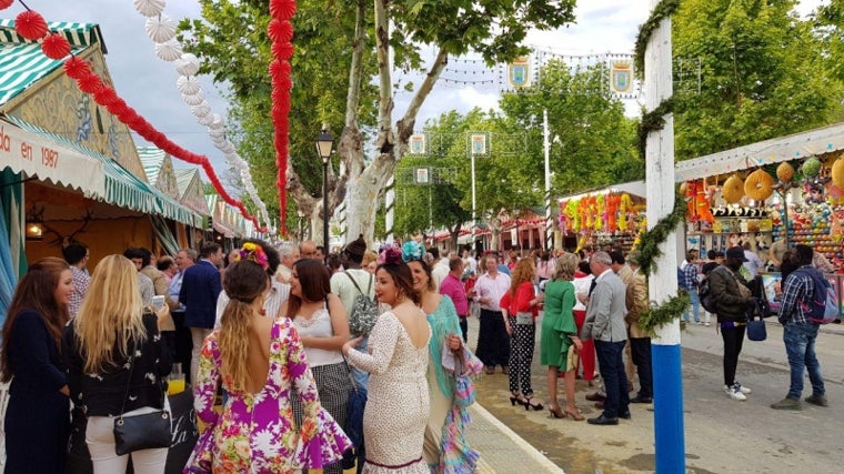 Ambiente en la Feria de Sanlúcar la Mayor