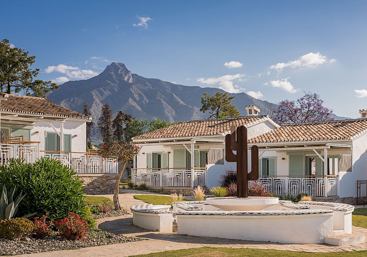 Las cabañas de Boho Club, en Marbella