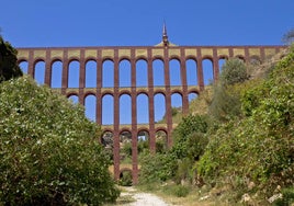 Imagen del acueducto malagueño