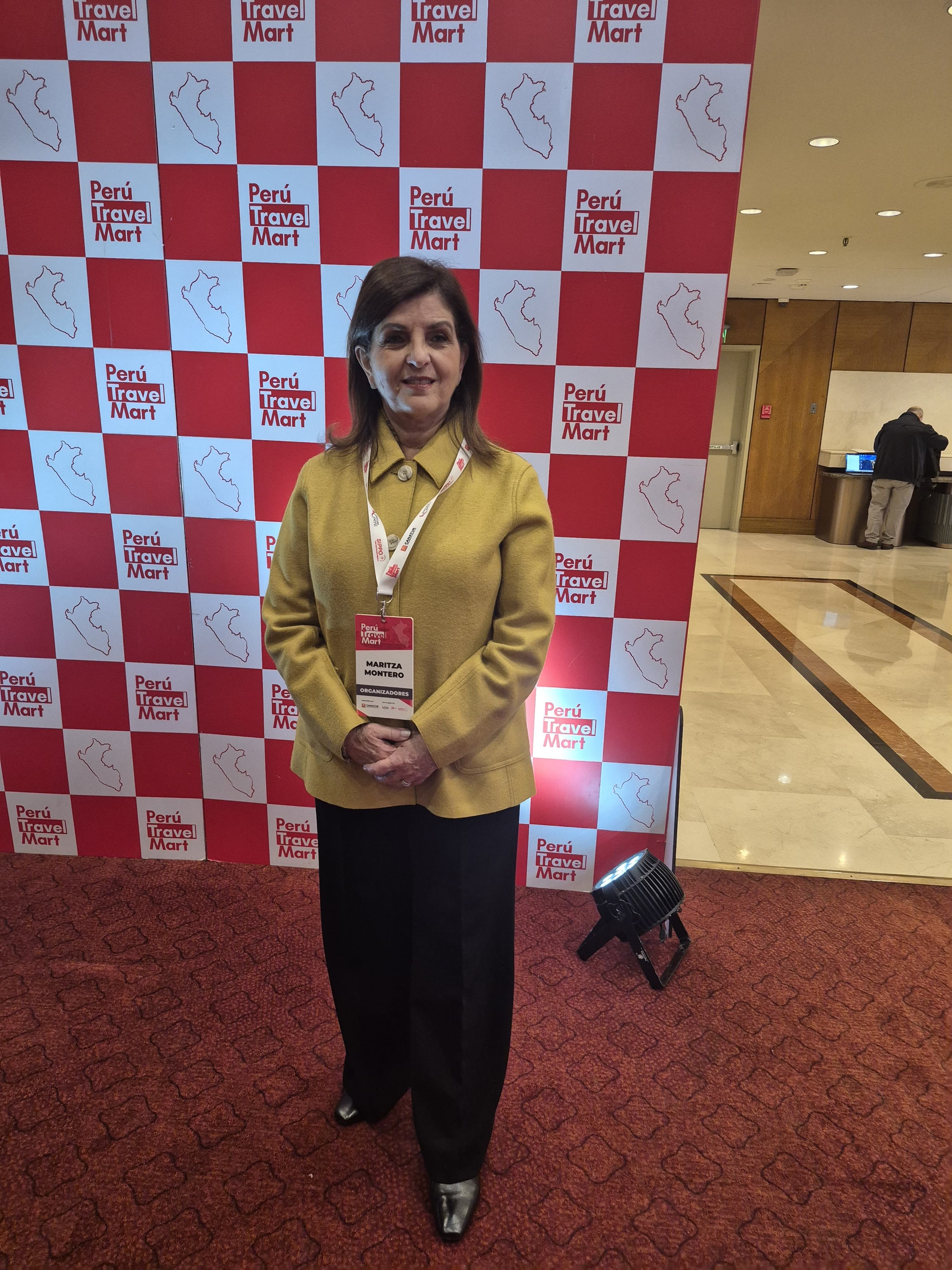 Maritza Monteo, presidenta del comité organizador de Perú Travel Mart