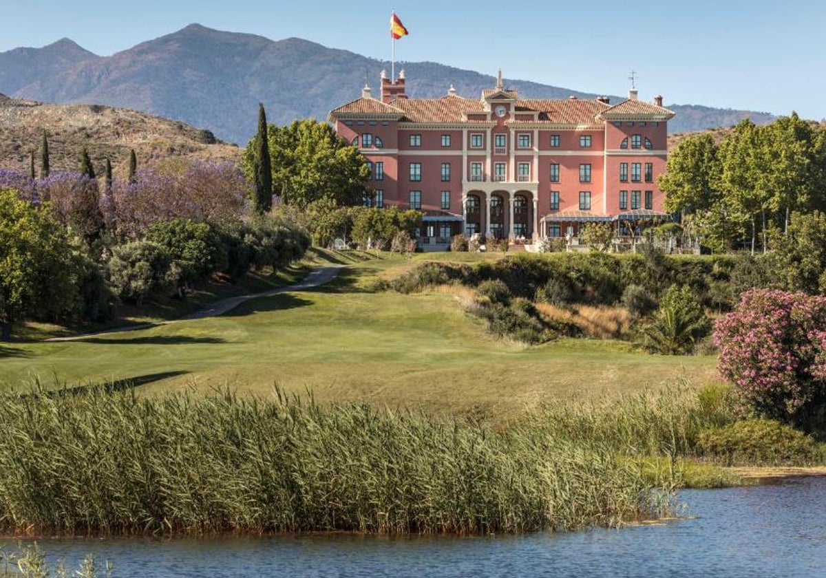 Vista del Hotel Villapadierna, uno de los más caros y exclusivos de Andalucía