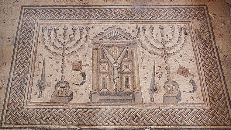 Uno de los mosaicos de Seforis