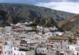 Vista del pueblo de Alboloduy en la provincia de Almería