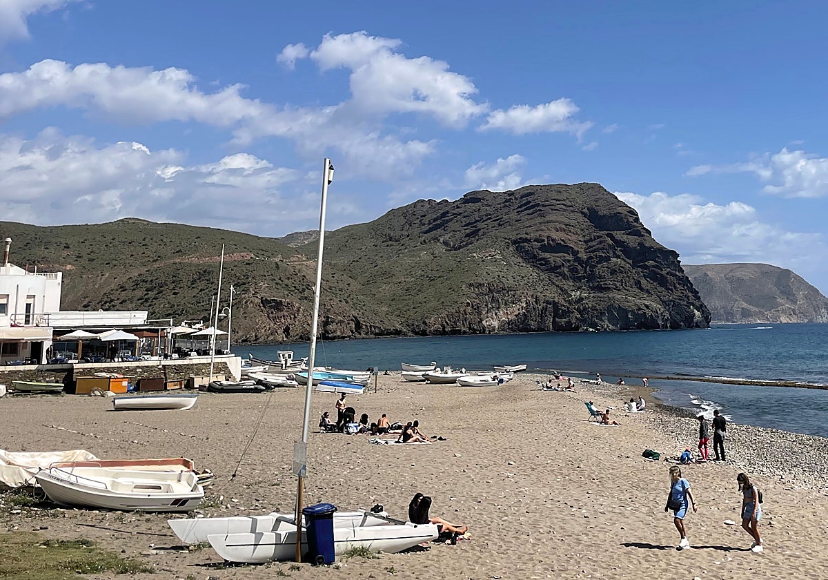 Vista de la playa de Las Negras