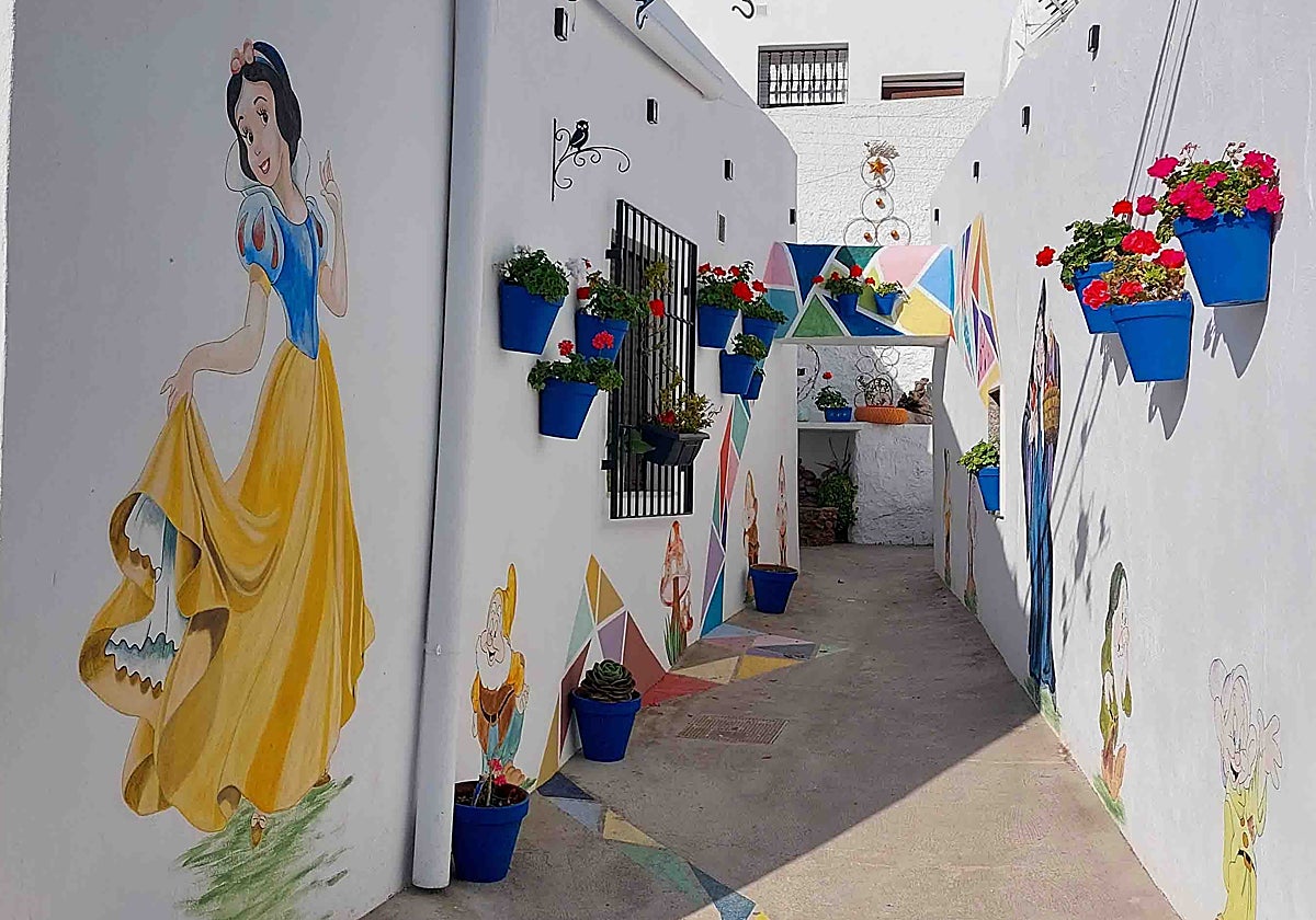 Una de las calles más fotografiadas en Vícar