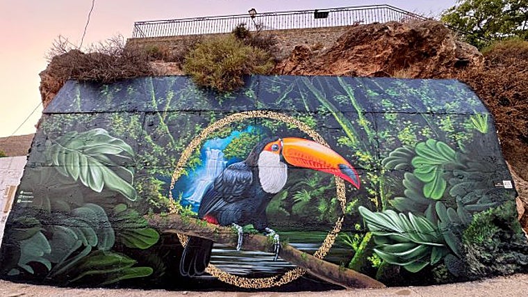 Este 2025 la temática de los murales gira en torno a la selva
