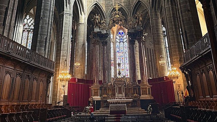 Interior de la catedral de Narbona