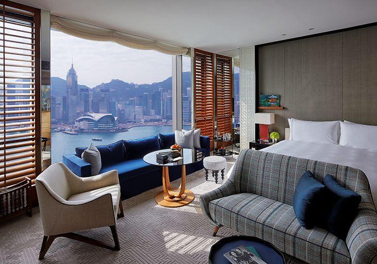 Una suite del hotel Rosewood Hong Kong