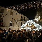 La plaza de España de Grazalema se llena de actividad y de magia con la llegada de la Navidad