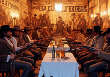 Recreación de cómo era la Venta de Alfarnate en la época de los bandoleros