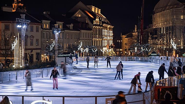 Ice skating rink from last year