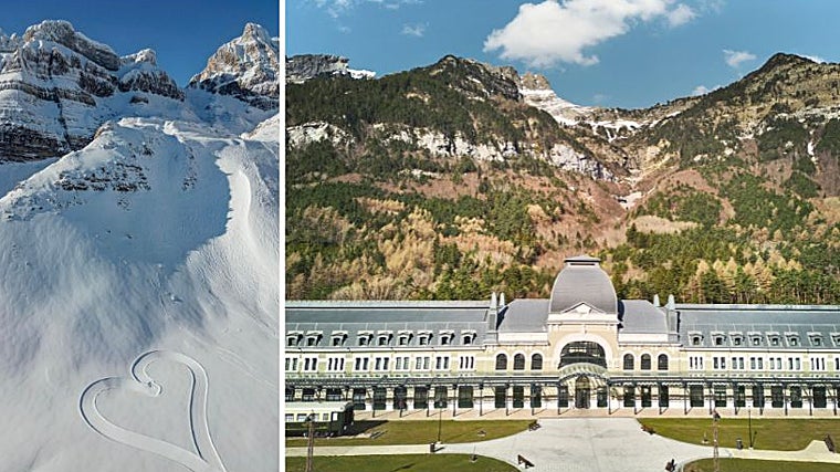 Rota Kandanchu. Estação Internacional de Canfranc, hoje Royal Hideway Canfranc Station Hotel.